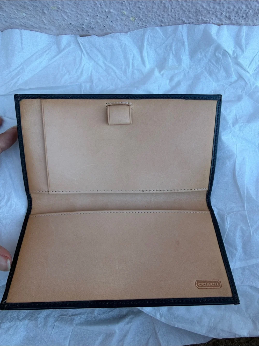 Vintage Coach Soho signature C checkbook wallet Like New Y2K Rare HTF